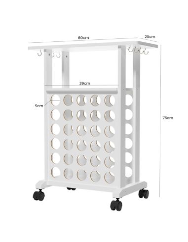 Meuble mobile pour vinyle et machine de découpe Crafit Beegrid R30