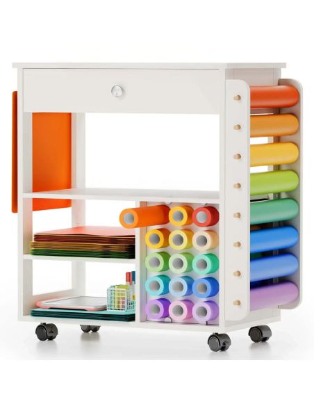Meuble mobile pour vinyle et machine de découpe Crafit Beegrid R23