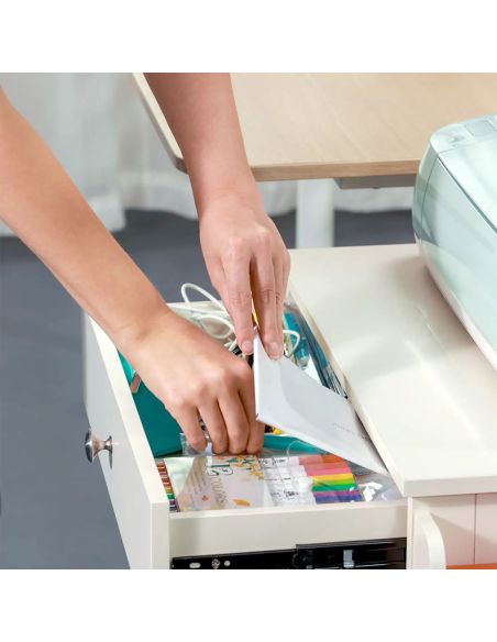 Meuble mobile pour vinyle et machine de découpe Crafit Beegrid R23