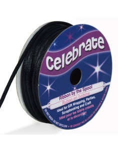 Cordón lurex Celebrate negro - 1.6 mm x 8 metros
