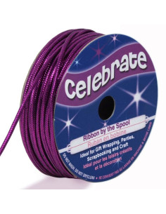 Cordón lurex Celebrate violeta - 1.6 mm x 8 metros