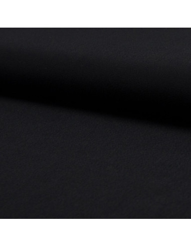 Tejido de crepé de viscosa - Negro