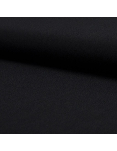 Tejido de crepé de viscosa - Negro