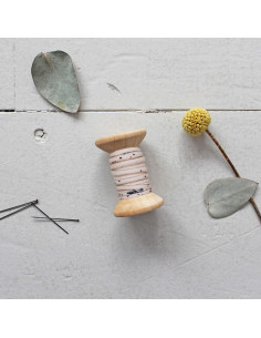 Piping de viscosa Twig Blush por metro - Atelier Brunette
