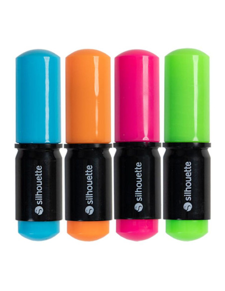 Juego de 4 rotuladores fluorescentes Silhouette