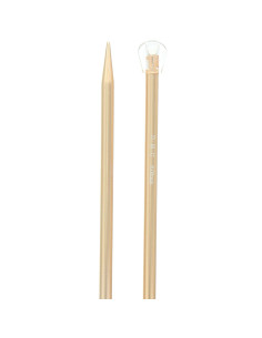 Agujas de tejer DMC 40 cm - Metal oro rosa