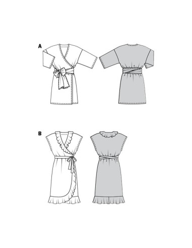 Patrón de vestido - Burda 6207