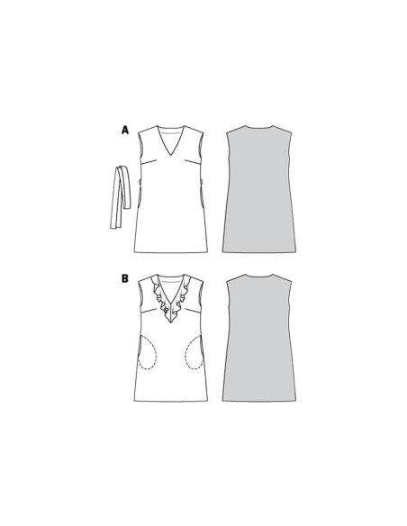 Patrón de vestido - Burda 6221