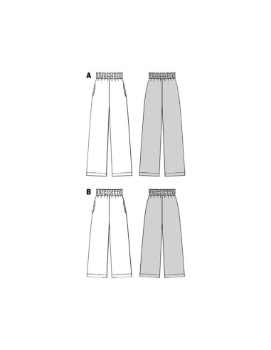 Patrón de pantalón - Burda 6229