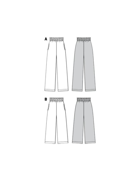 Patrón de pantalón - Burda 6229