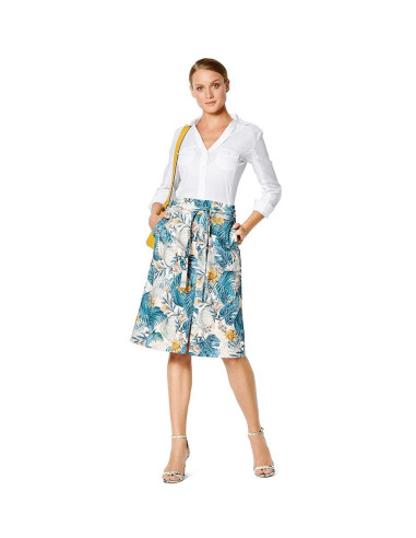Patrón de falda - Burda 6235