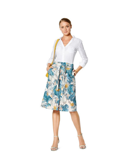 Patrón de falda - Burda 6235