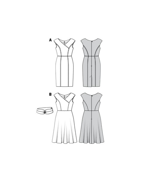 Patrón de vestido - Burda 6236