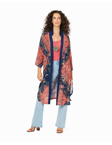 Patrón de kimono - Burda 6244