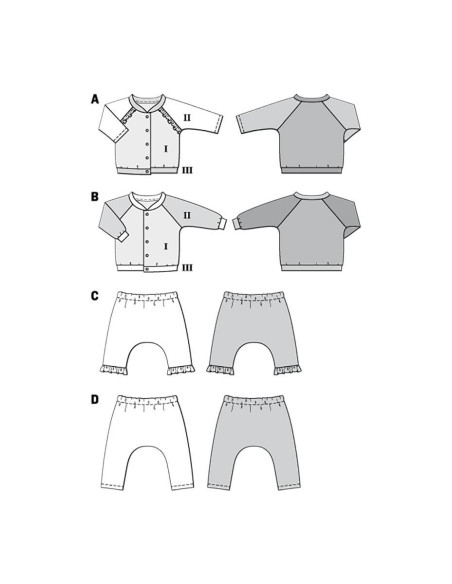 Patrón de chaqueta - Burda 9297