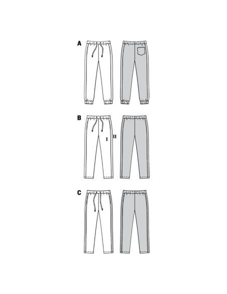 Patrón de pantalón - Burda 9300