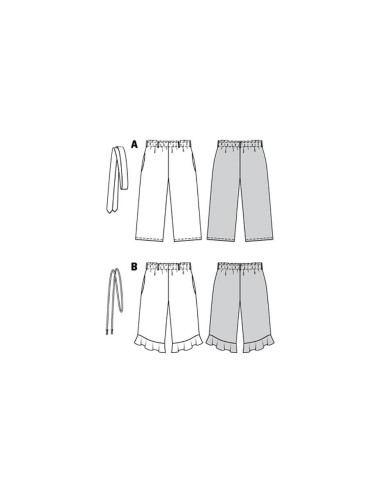 Patrón de pantalón - Burda 9302