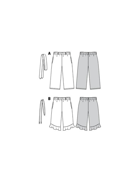 Patrón de pantalón - Burda 9302
