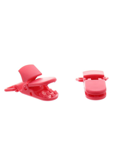Pinza sujetachupetes KAM - Fucsia