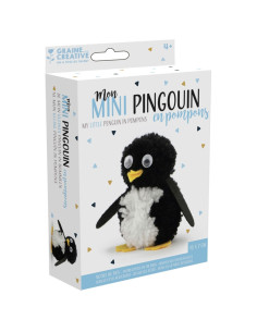 Kit de pompon - Mi mini pingüino