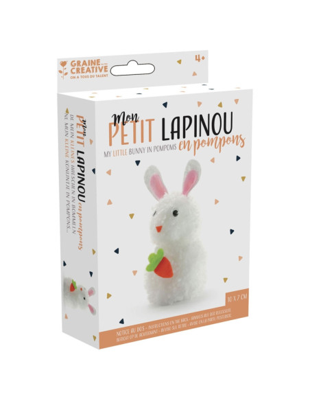 Kit de pompon - Mi pequeño conejito