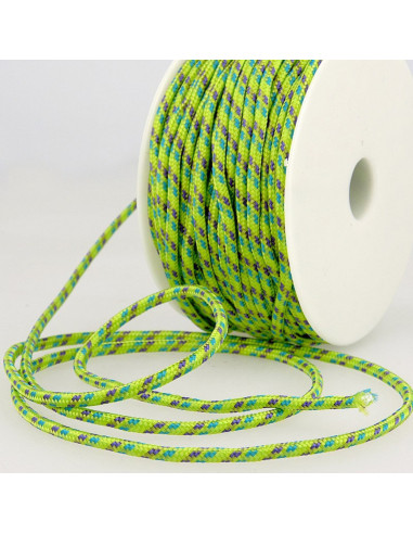 Cordón multicolor deportivo - Verde, azul y violeta