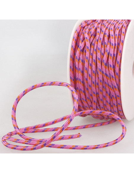 Cordón multicolor deportivo - Rosa, violeta y naranja