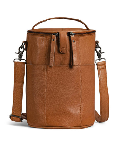 Bolsa de almacenamiento de cuero para tejido Muud Saturn XL - Whisky