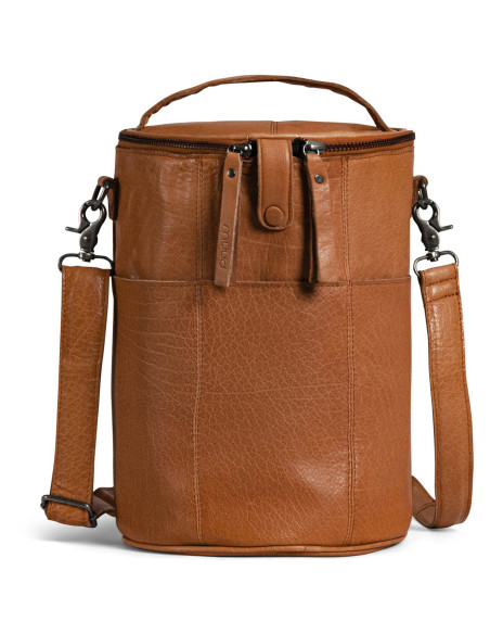 Bolsa de almacenamiento de cuero para tejido Muud Saturn XL - Whisky
