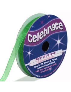 Cinta de organza Celebrate verde oscuro - 6 mm x 8 m