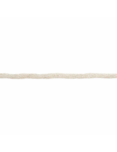 Cordón de algodón macramé 5 mm natural