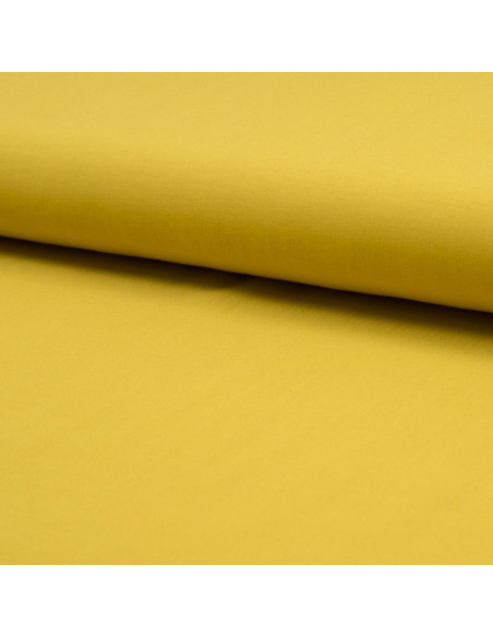 Tejido popelina de viscosa - Amarillo ocre