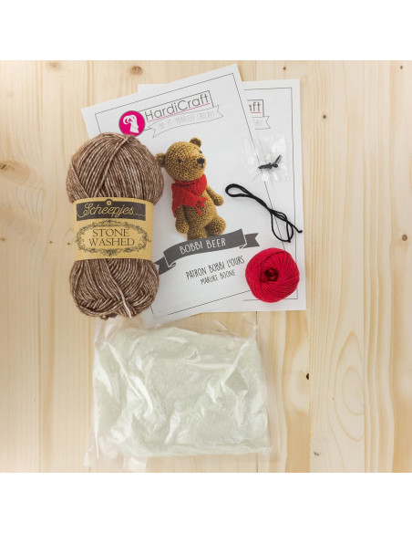 Kit de crochet - Bobbi el osito