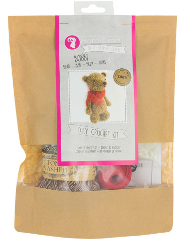 Kit de crochet - Bobbi el osito