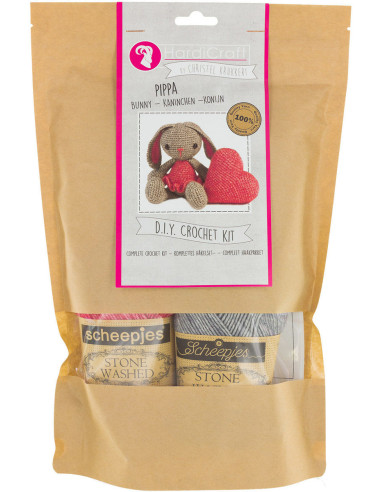 Kit de crochet - Pippa la coneja