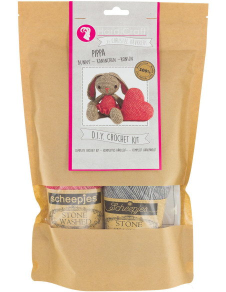 Kit de crochet - Pippa la coneja