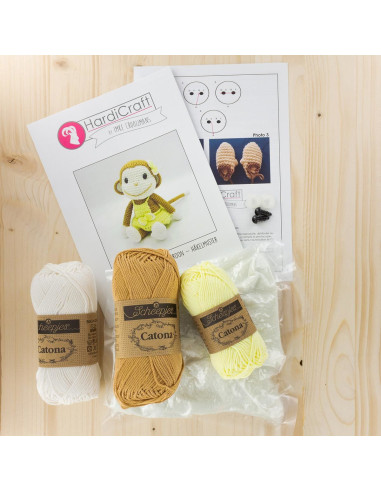 Kit de crochet - Nikki el mono