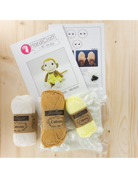Kit de crochet - Nikki el mono