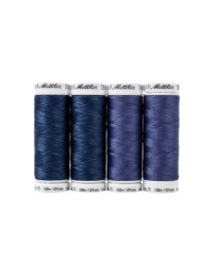 Estuche de 4 hilos de coser Denim Mettler 2
