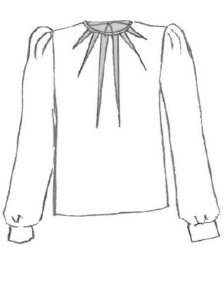 Patrón de vestido, blusa Zénith - Maison Fauve