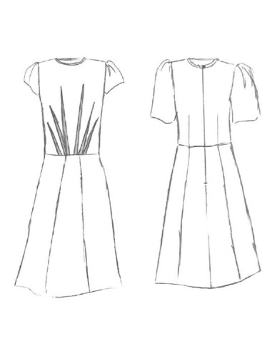 Patrón de vestido, blusa Zénith - Maison Fauve
