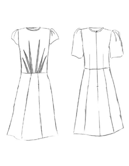 Patrón de vestido, blusa Zénith - Maison Fauve