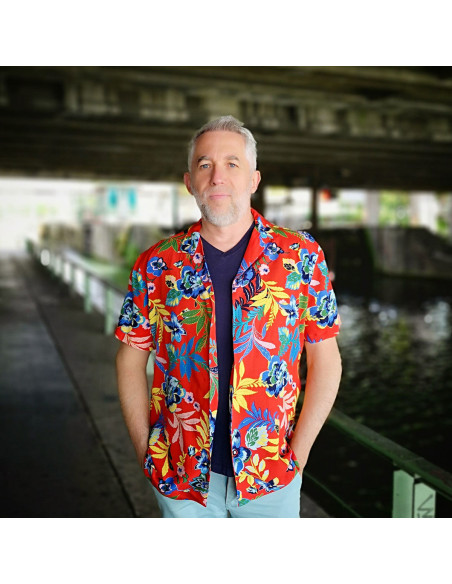 Patrón de camisa de hombre Le Surfeur - Les BG