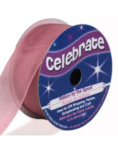 Cinta de organza Celebrate rosa viejo - 25 mm x 5 m