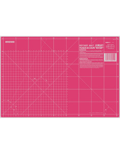 Tabla de corte patchwork Olfa 30 x 45 cm - Rosa