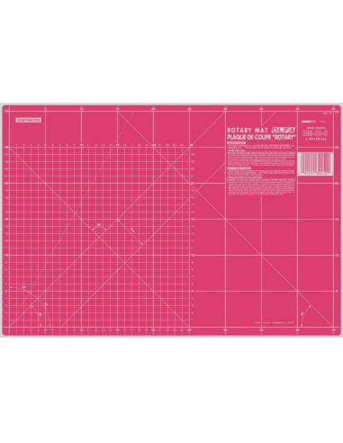 Tabla de corte patchwork Olfa 30 x 45 cm - Rosa