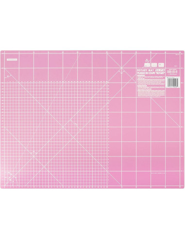 Tabla de corte patchwork Olfa 45 x 60 cm - Rosa
