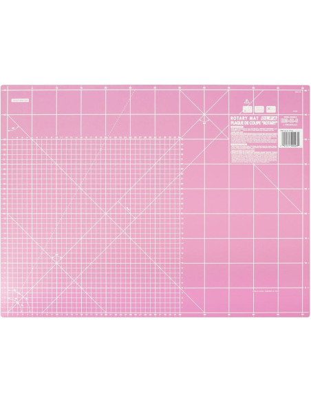 Tabla de corte patchwork Olfa 45 x 60 cm - Rosa