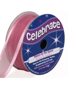 Cinta de organza Celebrate rosa viejo - 20 mm x 4 m