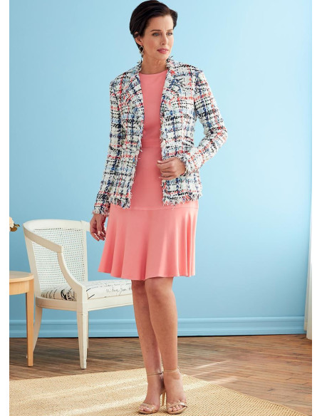 Patrón de chaqueta, vestido, blusa y falda - Butterick 6738